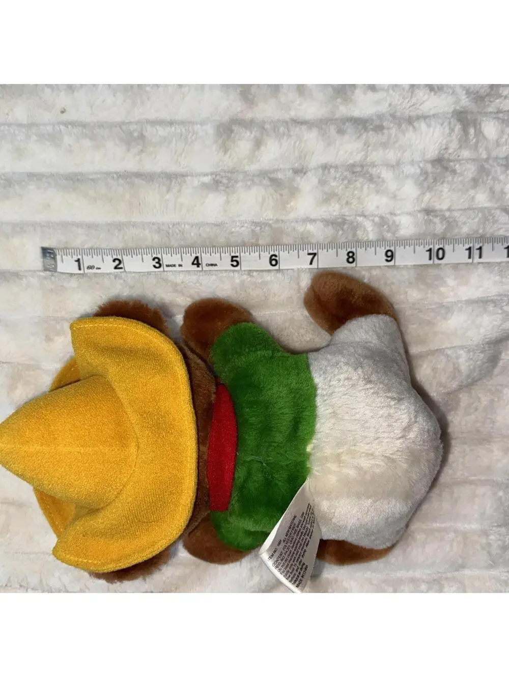 Vintage Speedy Gonzales‎ Plush Looney Tunes 1991 Mexican Mouse Stuffed Animal
